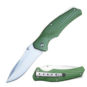 WK02209G Plastic Green Folding Outdoor Pocket Hunting Knife