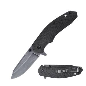 WK06115   Carbon Fiber Folding Outdoor Tactical Pocket Knife
